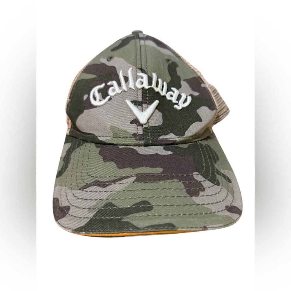 Callaway X2 Hot Camouflage Adjustable Golf Cap Mesh Snapback Trucker Hat